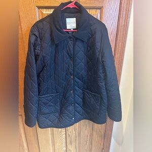 Bagatelle Size XL Quilted Diamond Barn Coat Chore Jacket Black